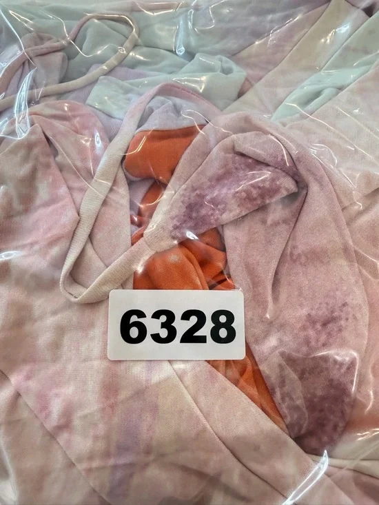 Jonathan Simkhai Coral Havana Marble Printed Midi Dress Size XS 36328 - Picture 14 of 15